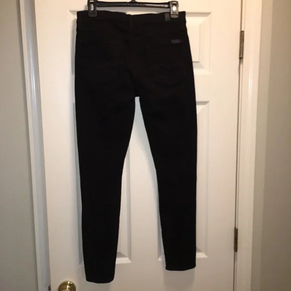 7 For All Mankind Distressed Ankle Jeans With Stretch - Picture 10 of 16